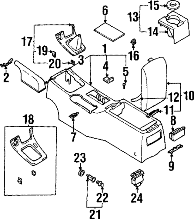 9693540U13 - : Shift Boot for Infiniti Image