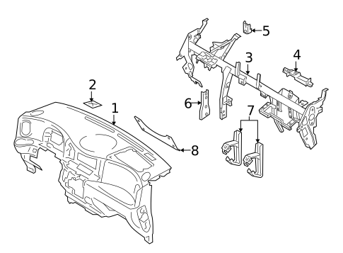 Instrument Panel for 2014 Nissan Cube #0