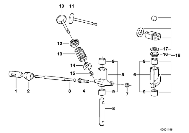 11341261751 - : Intake Valve - D=44X8.0-45° for BMW-Motorrad Image