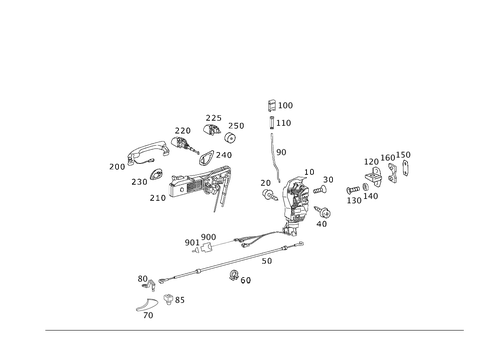Locking System for 1998 Mercedes-Benz SL500 #0