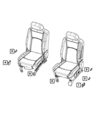 68269185AA - Electrical: Lumbar Control Switch for Mopar Image
