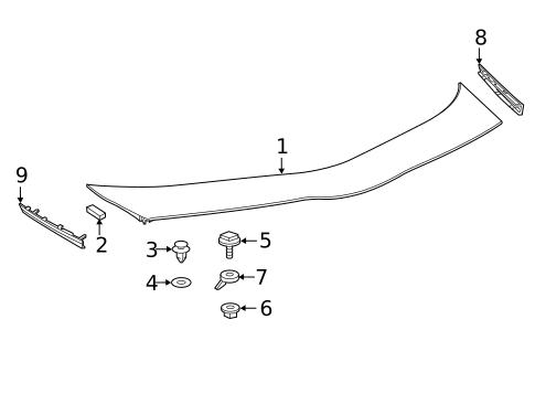 Spoiler for 2017 Toyota Prius Prime #0