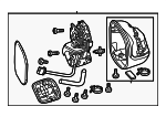 76258TR4C01 - : Mirror Assembly for Honda: Civic Image