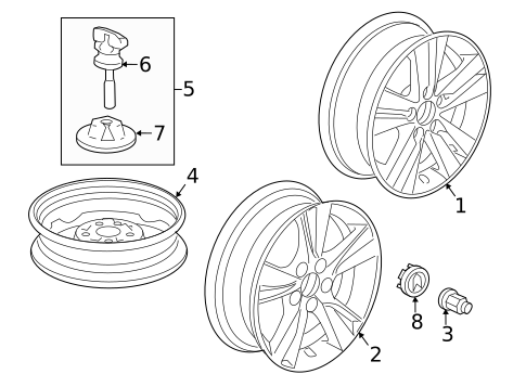 Wheels for 2022 Acura ILX #0