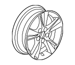 42800T3RA72 - Suspension: Wheel, Alloy for Acura Image