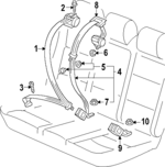 5H6857805LRAA - Electrical: Outer Belt Assembly for Volkswagen Image
