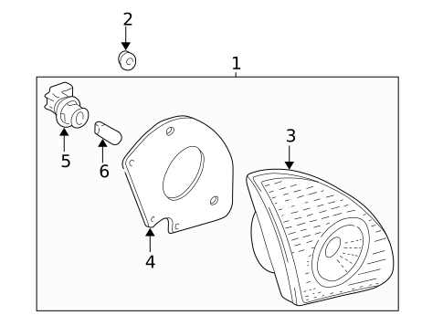 Backup Lamps for 2005 Toyota Corolla #0