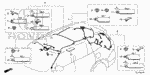 32156TG7A60 - : Wire Harness, Sunroof for Honda Image