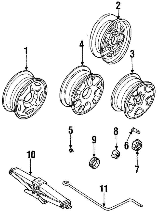 K9965086050 - : Wheel, Steel for Kia Image
