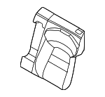 9J188580521U - : Seat Back Cover for Porsche: Taycan Image