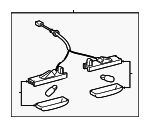 8127006020 - : 1999-2010 Toyota - License Lamp for Toyota: Avalon, Solara Image
