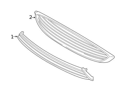 Grille & Components for 2020 Ford Fusion #0