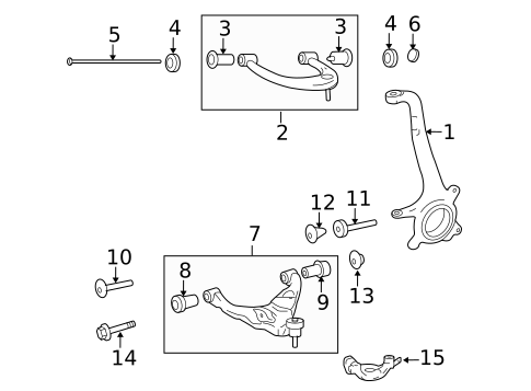 Suspension Components for 2011 Toyota FJ Cruiser #2