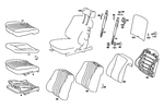 1079104330 - Front Seats: Seat Cushion for Mercedes-Benz Image