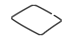 2G0877439A - Body: Weatherstrip for Volkswagen Image