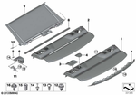 51468059291 - Vehicle Trim: Rear Window Shelf for BMW Image
