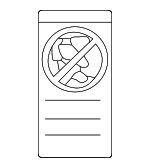 85262F5000 - Body: Air Bag Label for Hyundai Image