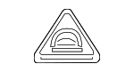 96111A9000 - Body: Anti-theft Label for Hyundai Image