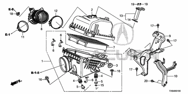 Air Cleaner (2.0L) for 2015 Acura ILX #0