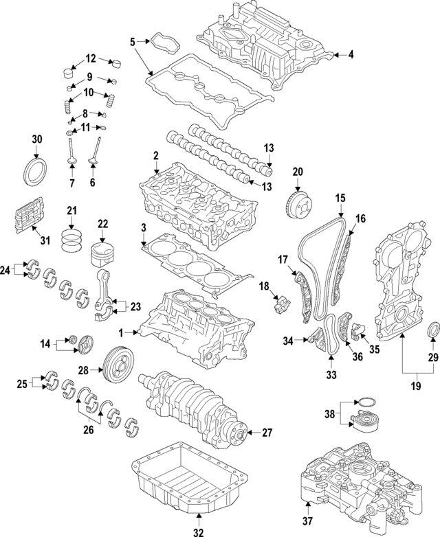 234102G951 - : Piston for Kia Image
