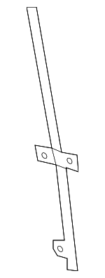 1K5839408K03C - : Window Regulator Rail for Volkswagen: Jetta Image