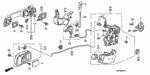 90103S7S003 - Body/Air Conditioning: SCREW, FLAT (6X18.5) for Honda Image