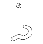 2541126100 - : 2001-2006 Hyundai Santa Fe - Upper Hose for Hyundai: Santa Fe Image