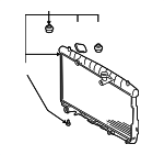 2531026070 - Cooling System: Radiator Assembly for Hyundai: Santa Fe Image