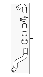 215755MP0A - : Water Hose for Nissan: ARIYA Image