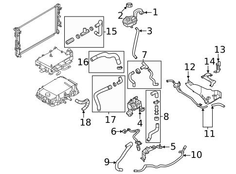 Hoses & Lines for 2023 Nissan ARIYA #0