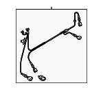 8K1972251E - : ABS Wheel Speed Sensor Wiring Harness for Audi: A4, A4 Quattro, A5, A5 Quattro, allroad, RS5, S4, S5 Image