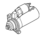 2M911023PX - Electrical: Starter for Volkswagen: CC, Passat Image