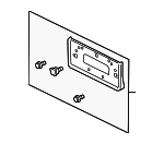 74899S5TA00 - Body: License Plate Frame And Cover for Honda: Civic Image