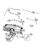 68148258AD - Electrical: Jumper Cable for Ram: 1500, 1500 Classic, 2500, 3500 Image