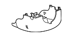 T2H23876 - Steering: Lower Column Cover for Jaguar Image