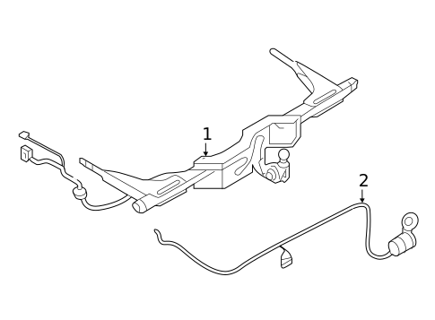 Trailer Hitch Components for 2019 Volkswagen Tiguan #0