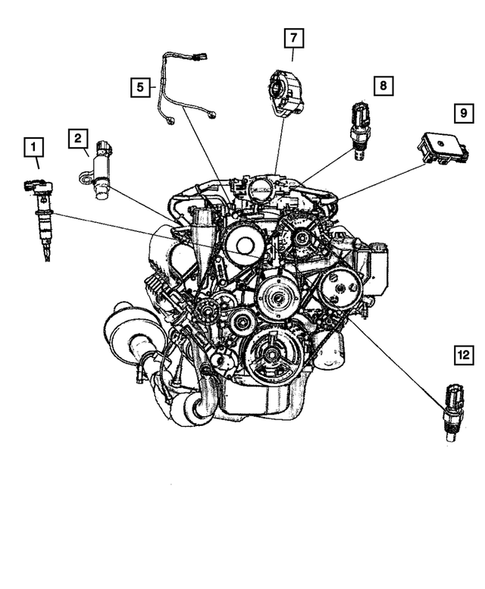 Sensors for 2003 Dodge Ram 1500 #1