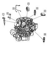 56028562AA - 2.4L ESS; Engine: Map Sensor for Dodge: Ram 1500, Ram 2500, Ram 3500 Image
