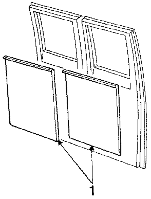 Interior Trim - Rear Door for 1992 Dodge B350 #0