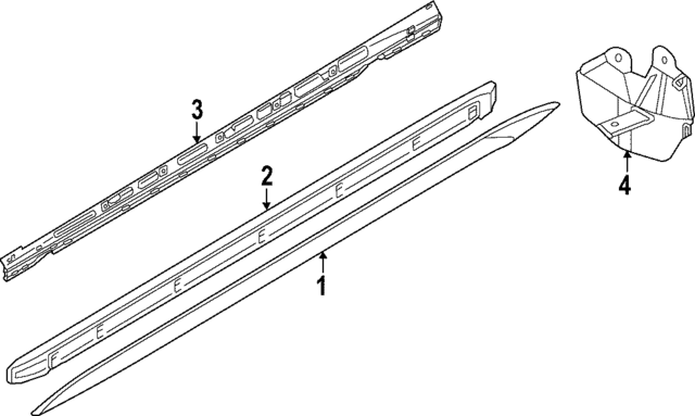 8Y0853859AGRU - Body: Retaining Bracket for Audi Image