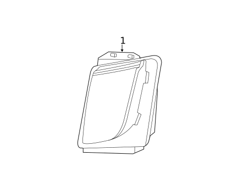 Daytime Running Lamp Components for 2013 Cadillac ATS #0