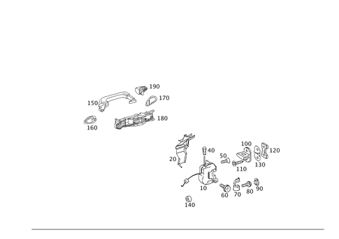 Locking System for 2005 Mercedes-Benz C320 #0