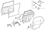 1237300705 - : Door Shell for Mercedes-Benz Image