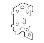 96176G5500 - Body: Display Unit Mount Bracket for Kia: Niro, Niro EV Image