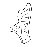 51520SA0009P - Body: Cowl Side Panel for Subaru: Forester Image