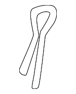 46911S70003 - Body: Booster Assembly Cotter Pin for Honda Image