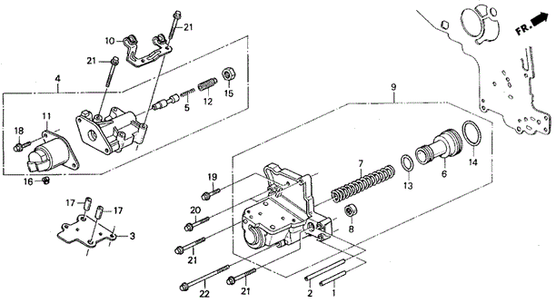 AT Accumulator Body for 1994 Acura Vigor #0