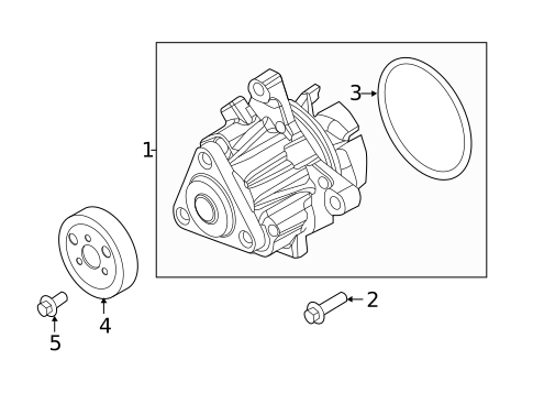 Water Pump & Related Components for 2012 Ford Edge #0