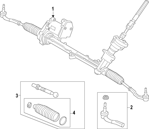Steering Gear & Linkage for 2019 Volvo XC90 #1