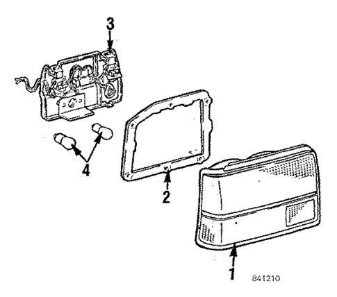 Tail Lamps for 1985 Toyota Corolla #1